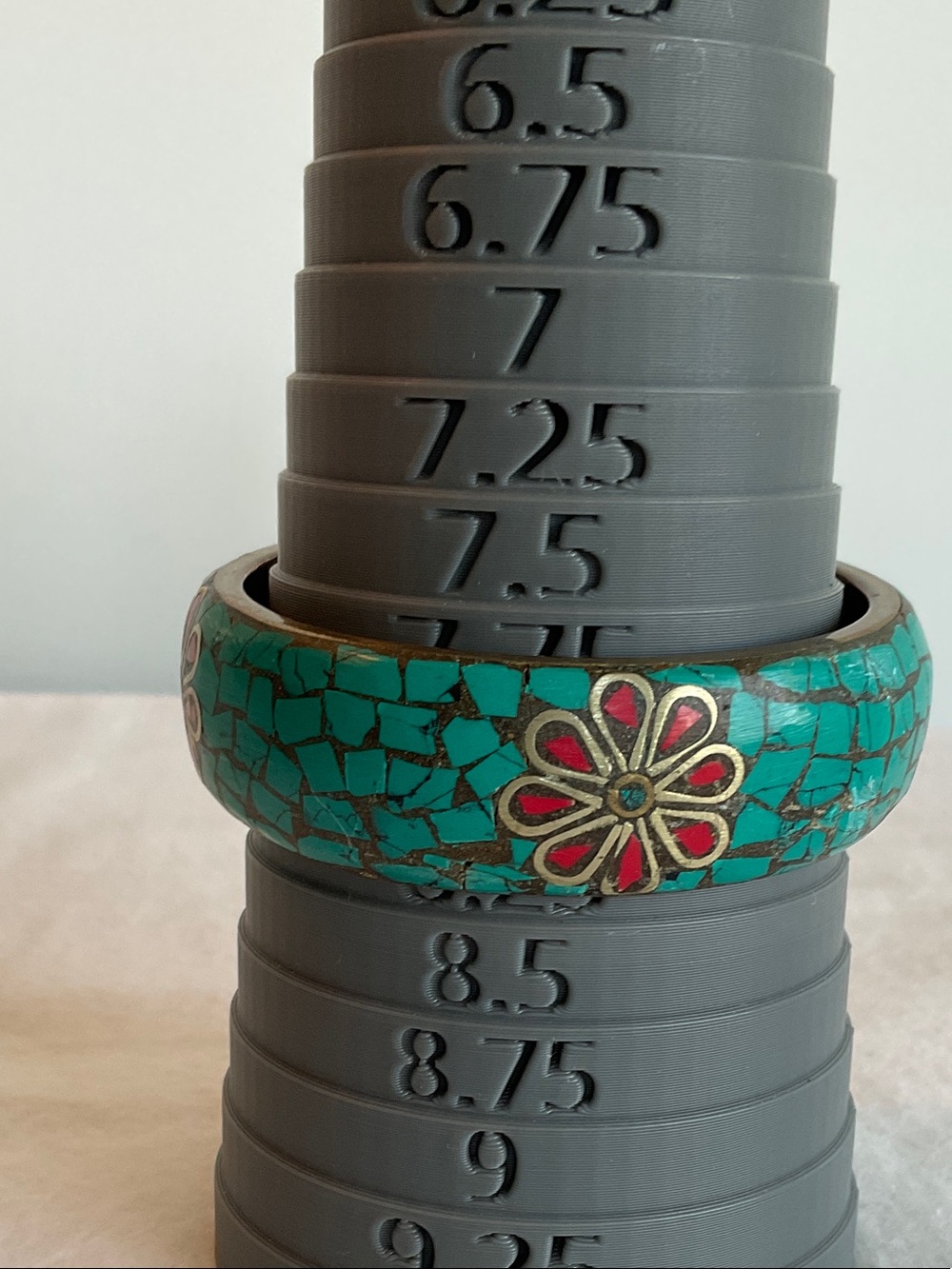 Mosaic Bangle Floral Bracelet